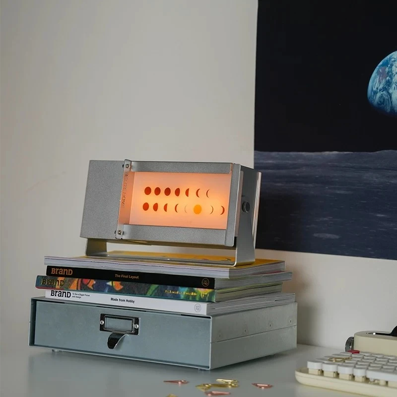 Mid-Autumn Festival gift, moon phase ornament, desk lamp, ambient light, night light, wall lamp, desk lamp