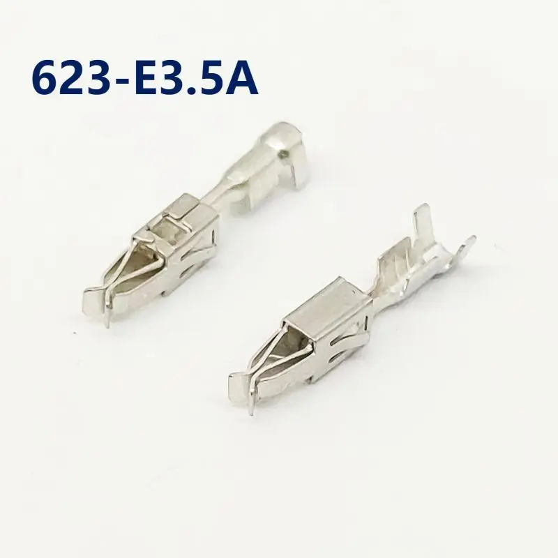 Terminales de crimpado hembra no aislados para coche, empalmes automotrices de 50/100/200 piezas, Tyco1.5, 3,5, 6,3mm, 926965