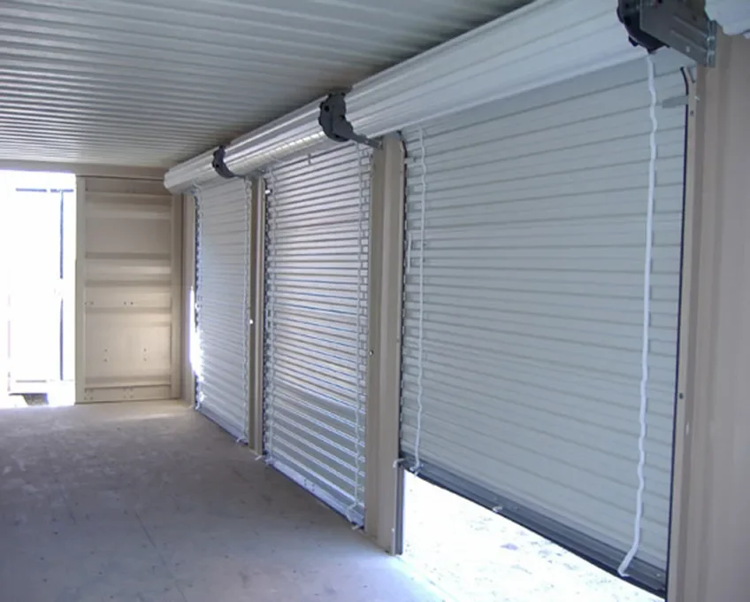 Stainless Steel Rolling Shutter Door, Electric, Wind Resistant, Anti-theft, Customized Size and Thickness