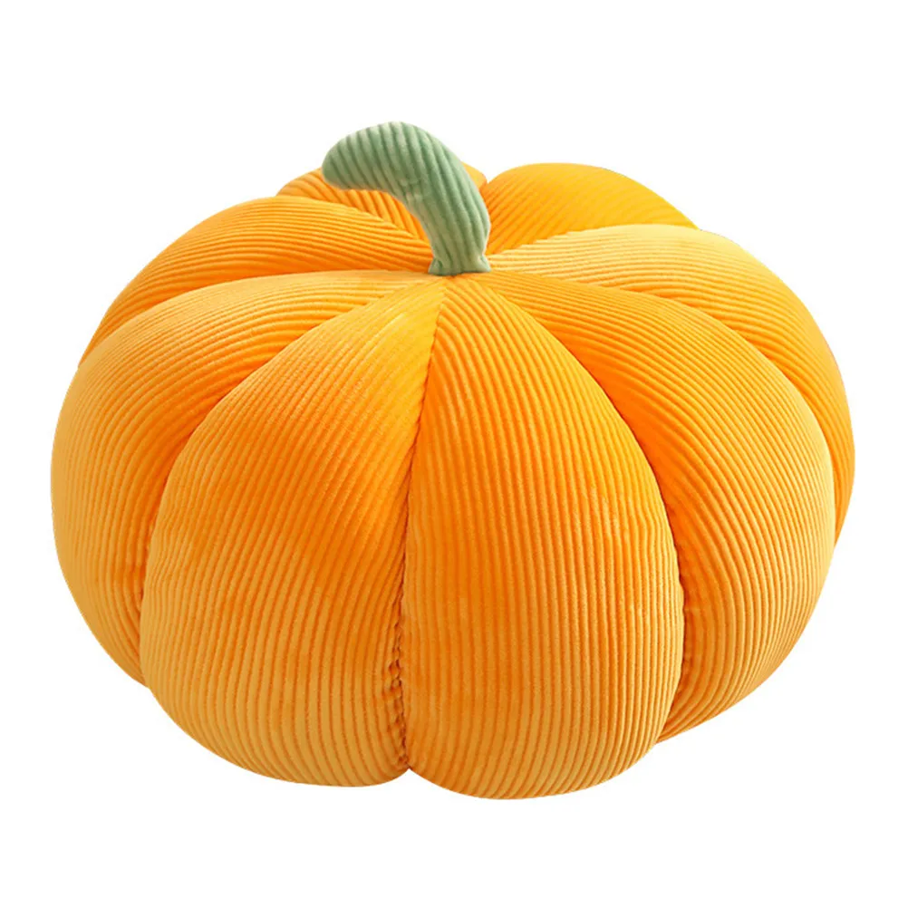

Stuffed Pumpkin Cushion Ultra Soft Soft Pumpkin Pillow Bright Realistic Color for Sofa Bed Halloween Decoration Holiday Gift
