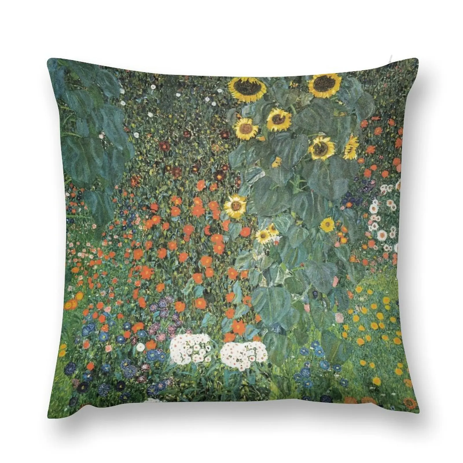 

Gustav Klimt - The Sunflower Throw Pillow Cushions For Decorative Sofa christmas decorations 2025 Marble Cushion Cover pillow