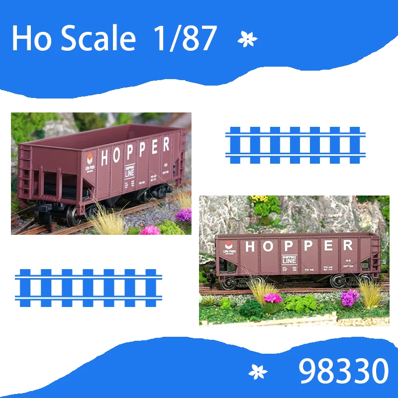 

Ho Scale Plastic 1/87 HF 36-Foot coal transport vehicle 98330 Train Model Ornament Souvenir Display Collection Hobby Gift