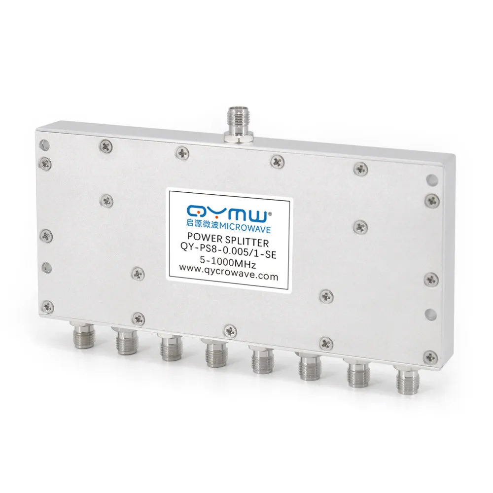 5-1000MHz Microstrip Power Splitter SMA One-to-eight 1G Shortwave Power Distribution Combiner