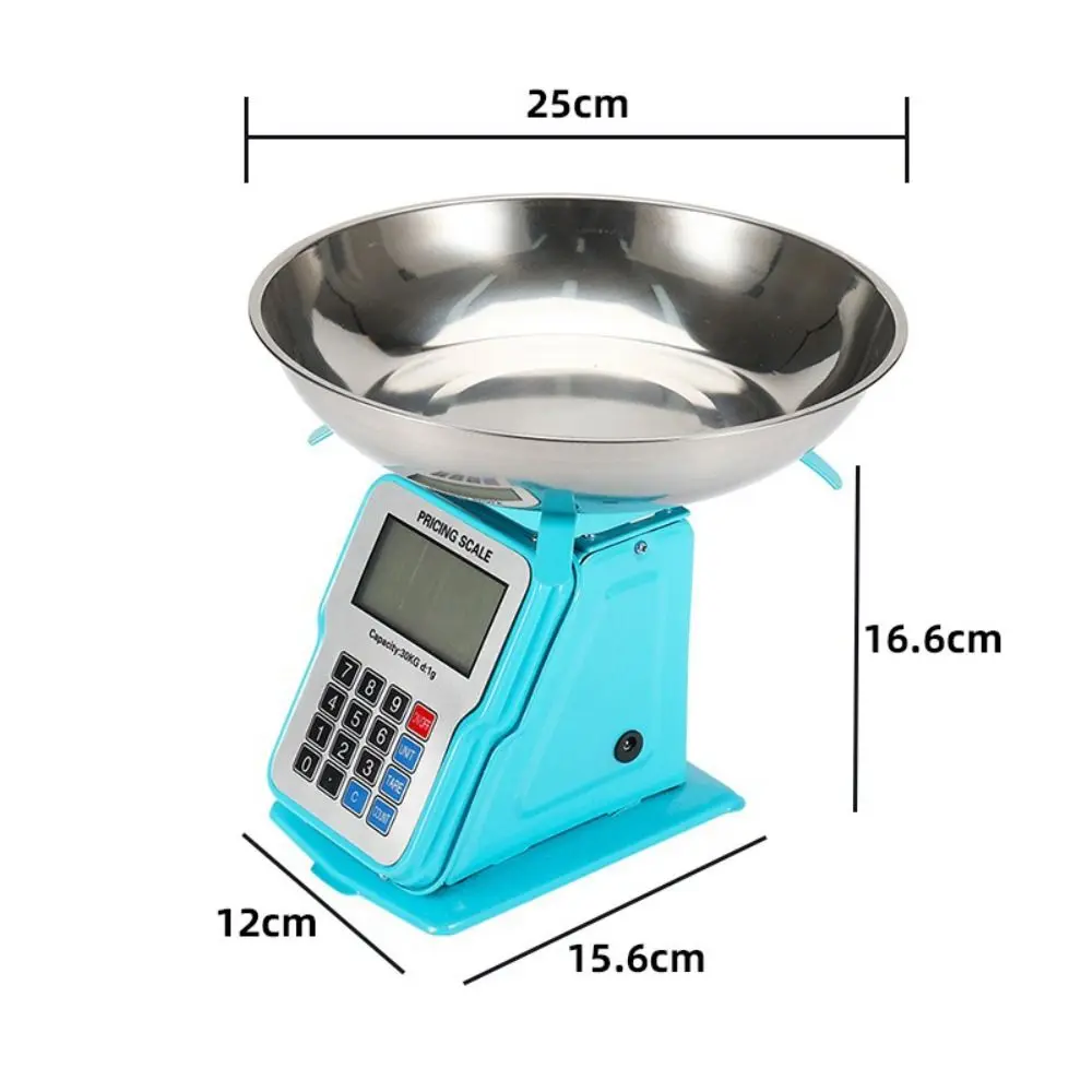 ميزان مطبخ جديد من الفولاذ المقاوم للصدأ 30 كجم ميزان طعام سميك متعدد الوظائف ميزان وزن دقيق منزلي #6
