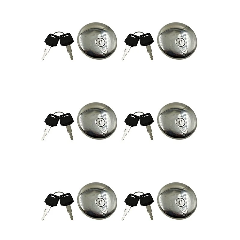 CYL-6X Motorcycle Fuel Gas Tank Cap Cover Lock With 12 Keys For Suzuki GN250 GN125 GN 125 250