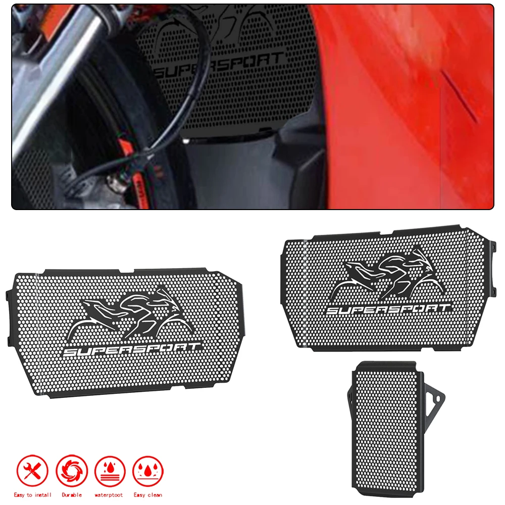 

For Ducati Supersport 939 950/S 2017-2018-2019-2020-2021-2022 2023 2024 Supersport 939S/950S Radiator Guard Oil Cooler Guard