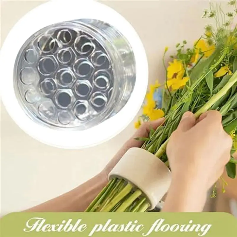 A67P-Spiral Ikebana Stem Holder, Reusable Floral Grid For Vase, Bloom Shaper For Flowers Spiral Stem Holder For Vase