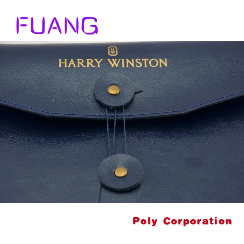 Lederen Documenthouder Mailing Envelop Portfolio Map Met String Tie Sluiting Interview Juridisch Document Organizer Tablet Case