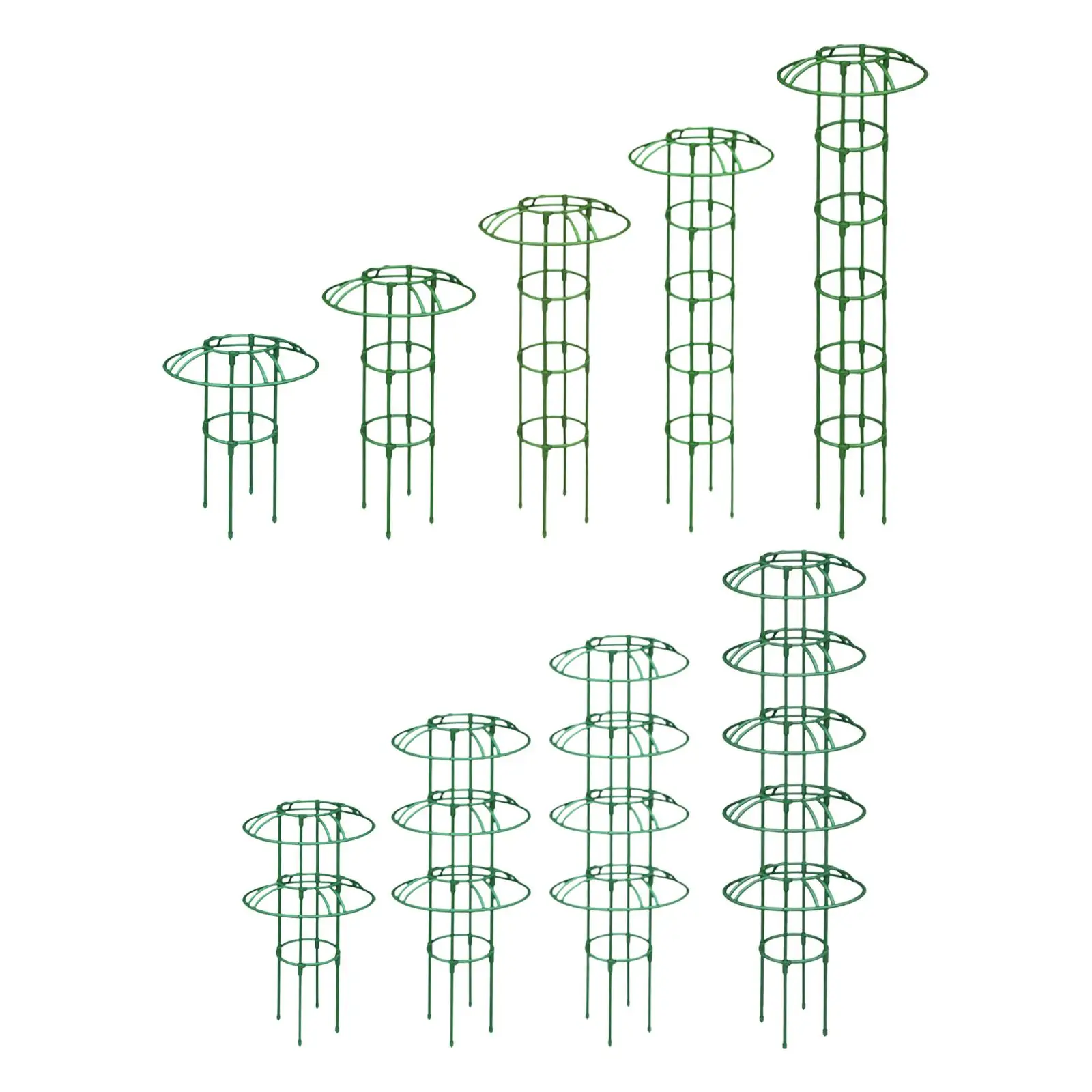 

Garden Obelisk Trellis Potted Plant Support Rack for Climbing Plants Flowers