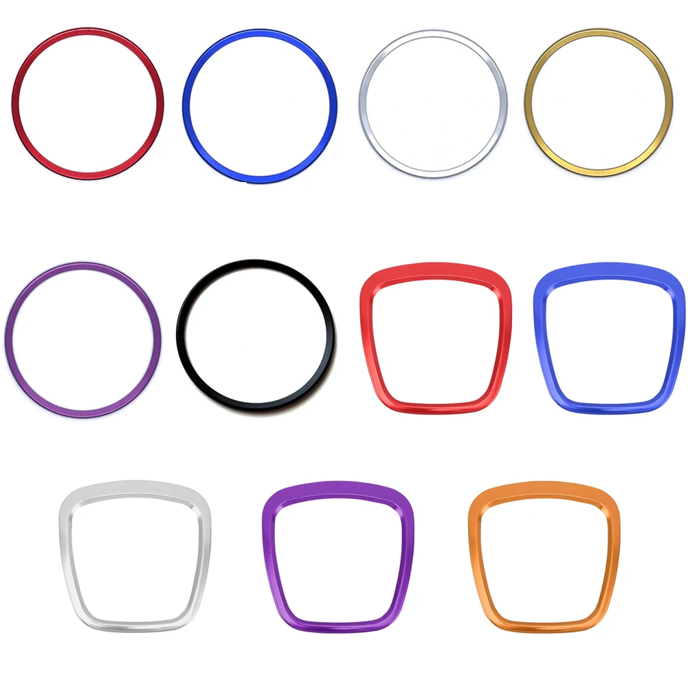 لأودي A4 B6 B7 B8 A6 C6 A5 Q7 Q5 A3 8P S3 8v اكسسوارات السيارات عجلة توجيه سيارة مركز الشعار يغطي ملصقات الكسوة الداخلية #6