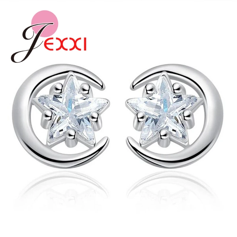 Boucles d'Oreilles en Argent 925 Brcorporelle pour Femme, Accessoires Décontractés de Qualité Supérieure, Clip Brcorporelle, Cadeaux de Lune, Vente au Détail