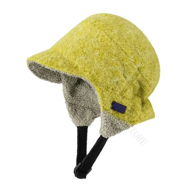 R7UF Stylish Winter Trapper Cap With Warmth Breathable Snow Sports Warm Hat For Hiking Ride And Everyday Use