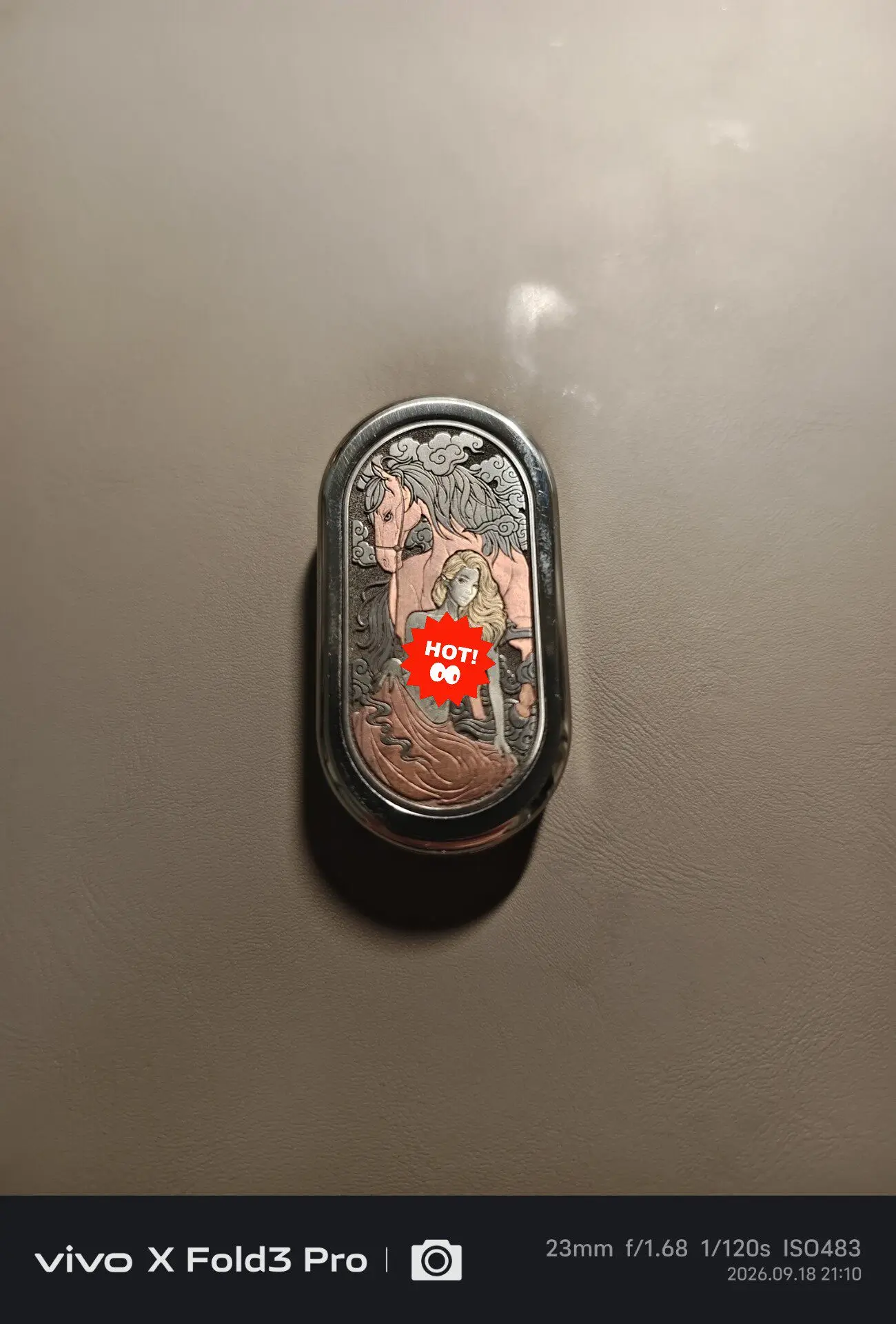 Used Xuanfeng 3.0pro EDC push brand titanium alloy titanium alloy material, lightweight design, smooth feel,