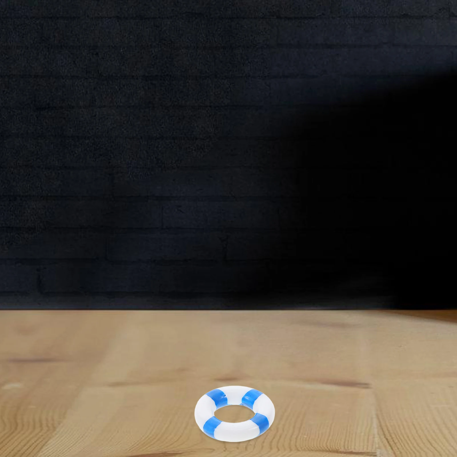 

12 Pcs Swimming Ring Ornaments Desktop Miniature Rings Decorative Resin Cartoon Pool Props Child Models