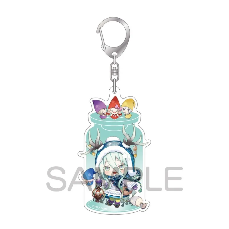Bag Decorations Anime Fate/Grand Order 6CM Acrylic Keychain Bag Pendant Indra/Karna/Arjuna/Arjuna Alter Cell Phone Pendant Gifts