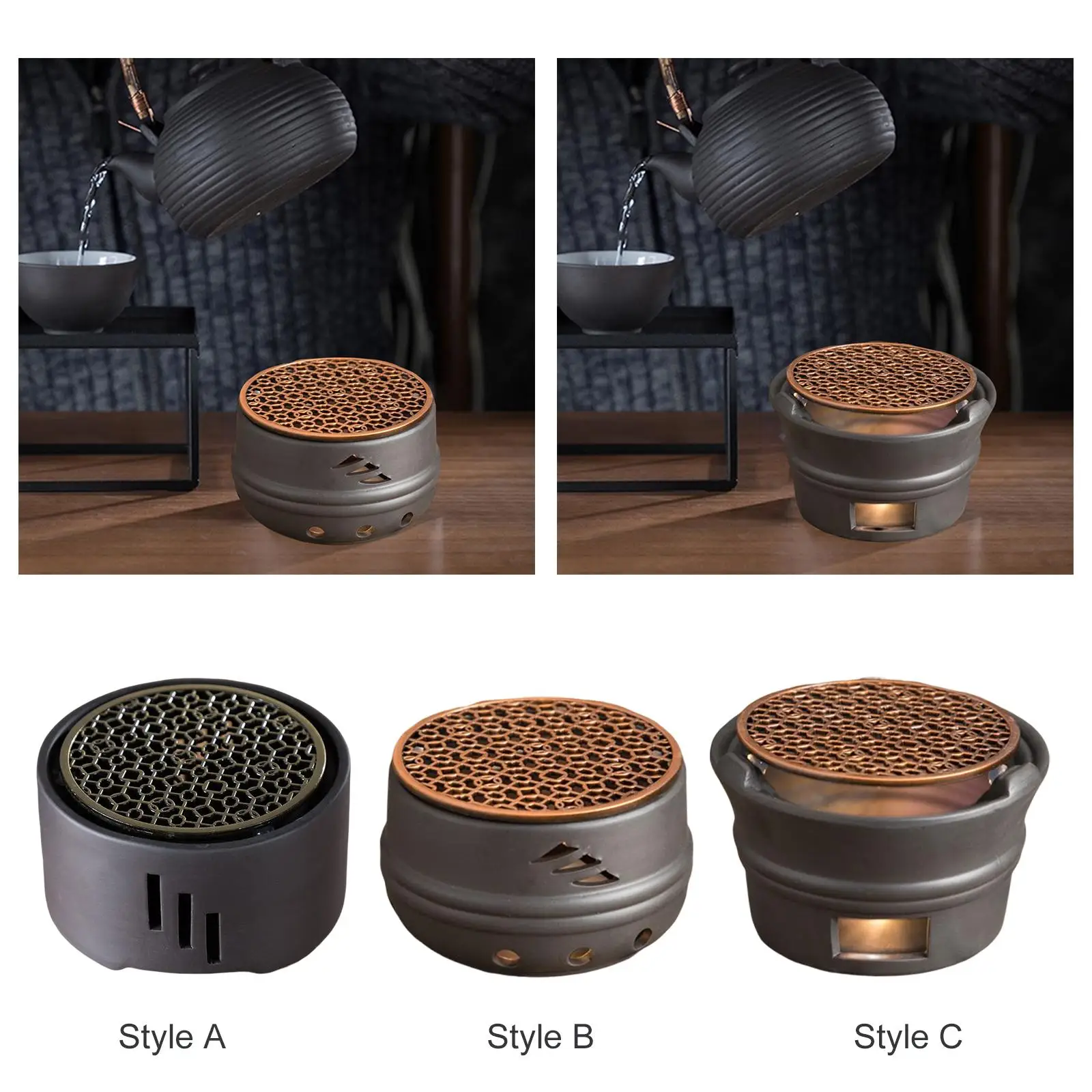 Portable Teapot Warmer Candle Holder for Home Kitchen Travel