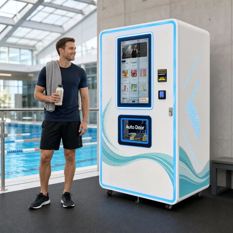 Customizable Protein Shake Vending Machine for Health Clubs and Wellnes Centers with Independent Mixing System
