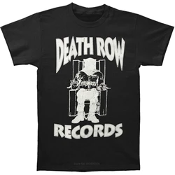 Funny T Shirt Men Novelty Tshirt Death Row Records White Logo T-Shirt cotton tshirt men summer fashion t-shirt euro size