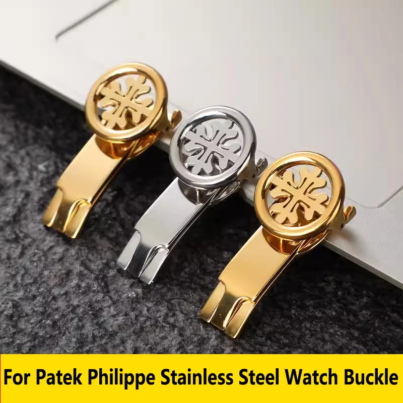 For Patek Philippe Watch Buckle Watch Stainless Steel Gold Silver Rosegold 18mm 20mm Watchbands strap Clasp Belt buckle Folding