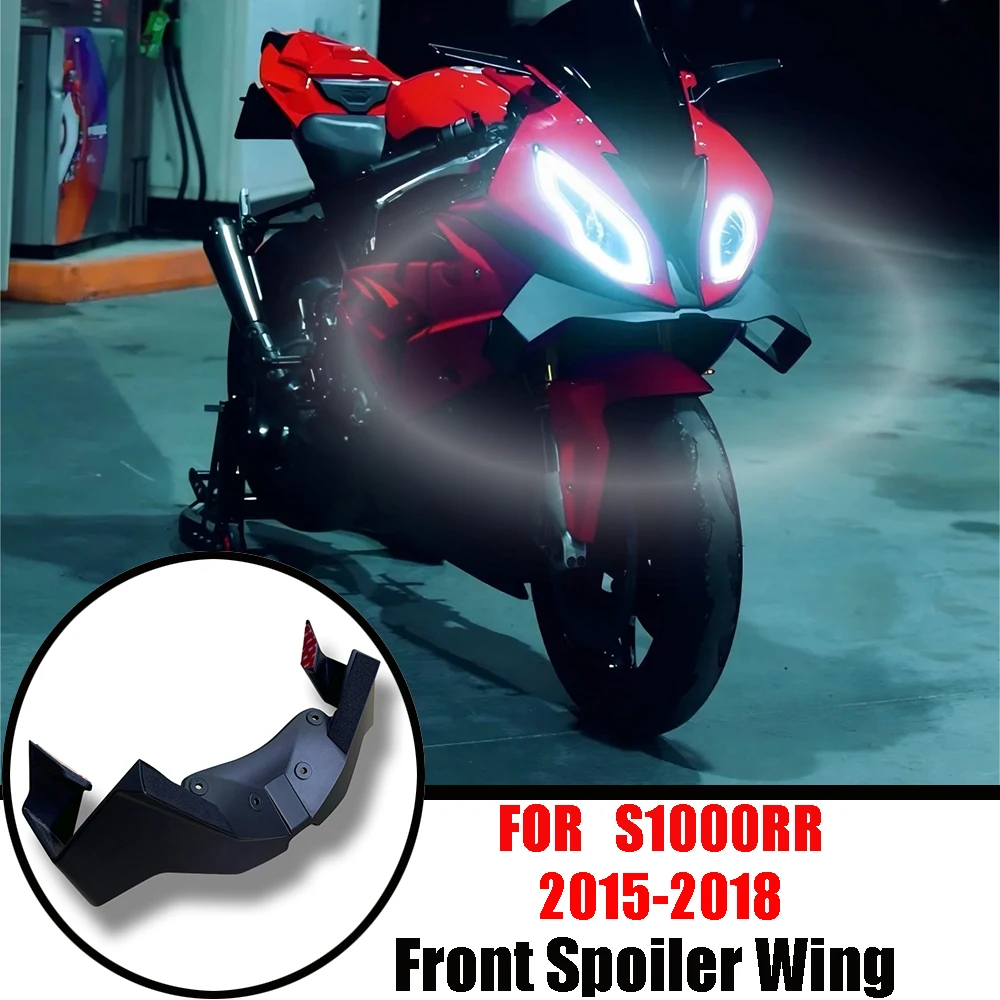 For S1000RR 2015 2016 2017 2018 Motorcycle Downforce Naked Frontal Spoilers Winglet Aerodynamic Wing Front Spoiler Kit