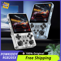 POWKIDDY RGB20SX Retro IPS Screen Handheld Game Console 720*720 Built-in WIFI 4 Inch Gaming Opending Linux For Children Gifts