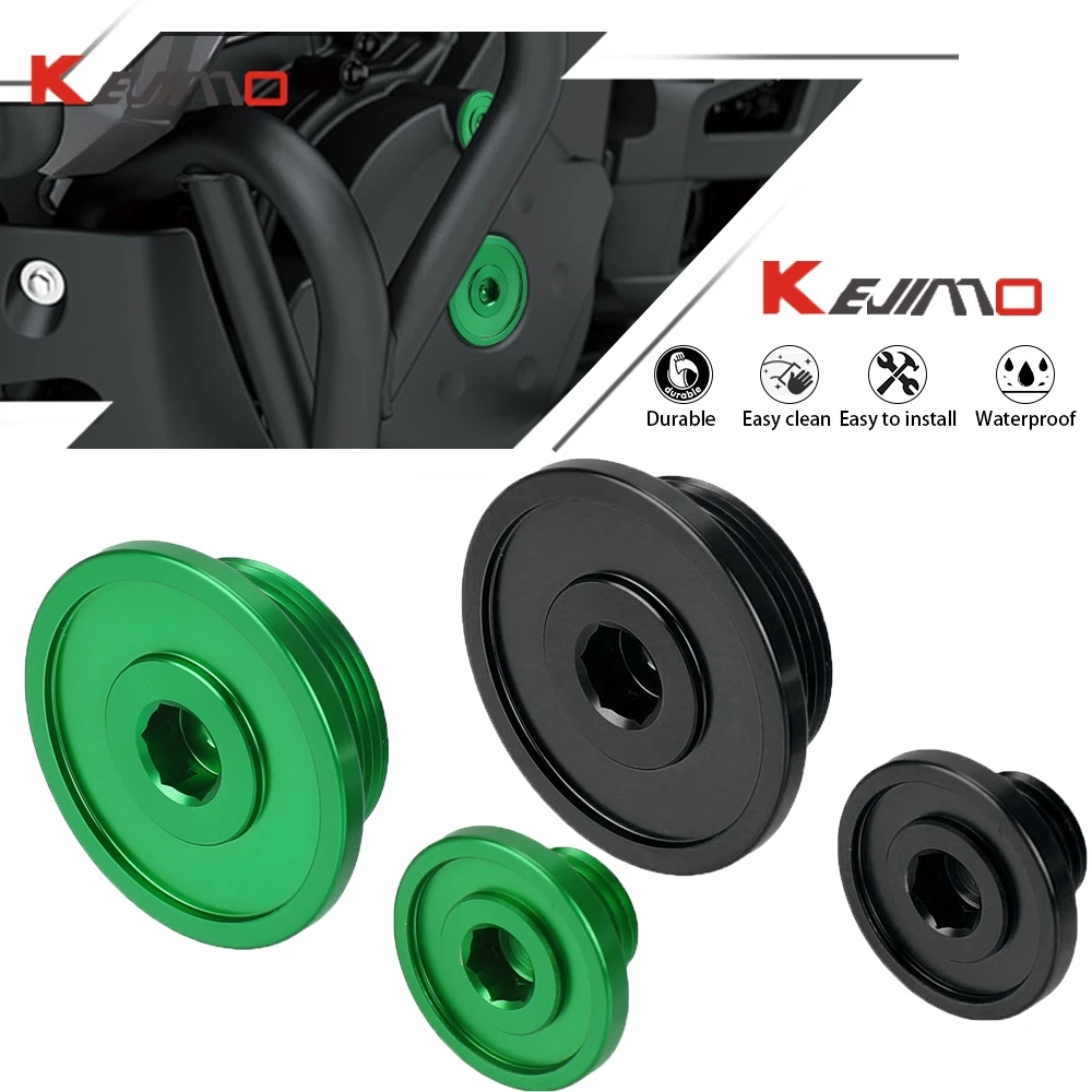 

Motorcycle Accessories For Kawasaki KLR650 KLR 650 Right Crankcase Engine Timing Cover Cap Plug 1987-2024 2023 2022 2021 2020