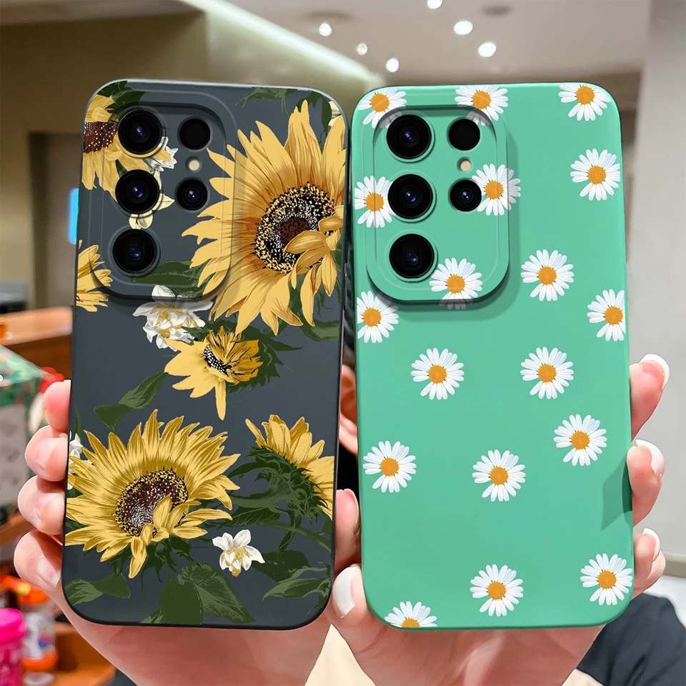 Etui do Samsung Galaxy S25 S25+ S25 Ultra 5G Flower Avocado Liquid Durable Shockproof Shell do Samsung Galaxy S25 Ultra Coque