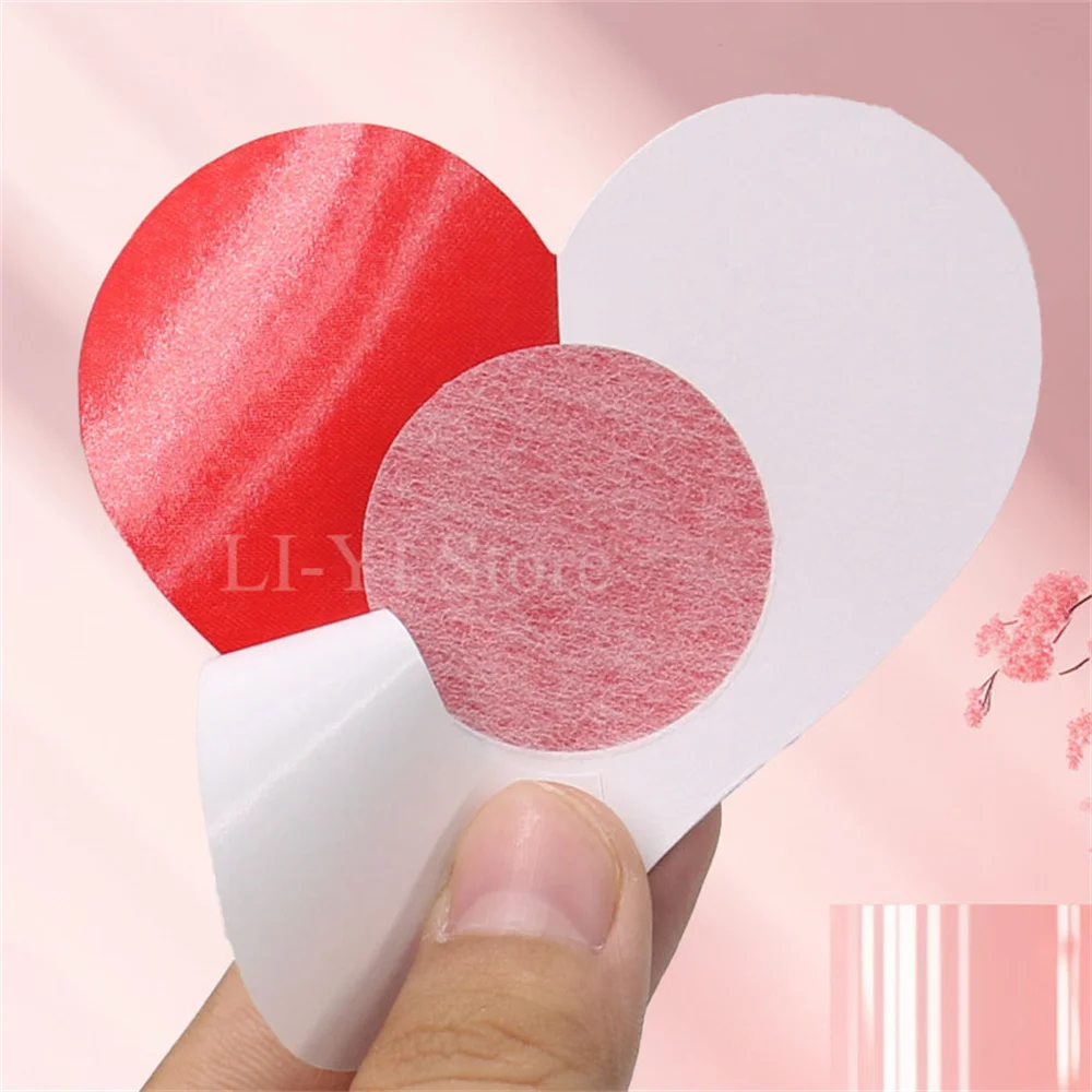20 Styles 5 Pairs Breast Pasties Disposable Invisible Chest Stickers Sexy Women Chest Patch Love Heart Shape Nipple Covers