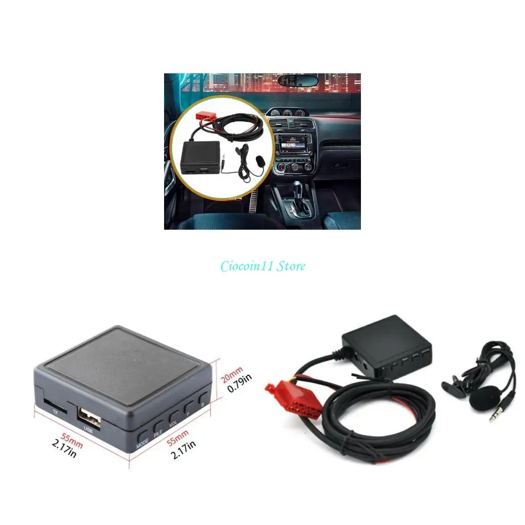 Адаптер звукового кабеля автомобиля Y1UB с помощью шумового микрофона для W163 BE1650