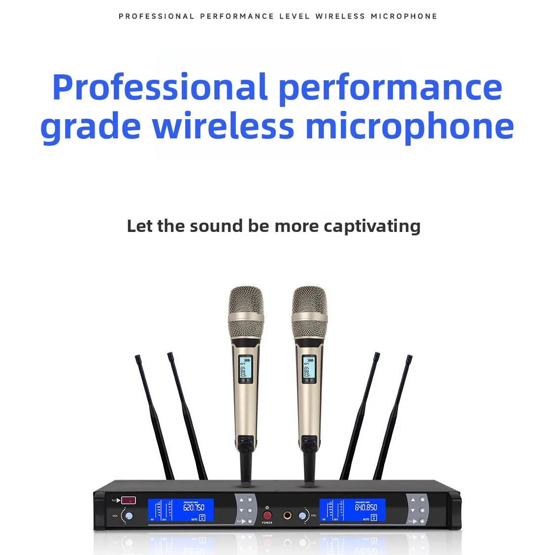 SKM9000 One to two wireless microphone, true diversity FM UHF home stage performance KTV microphone cross-border