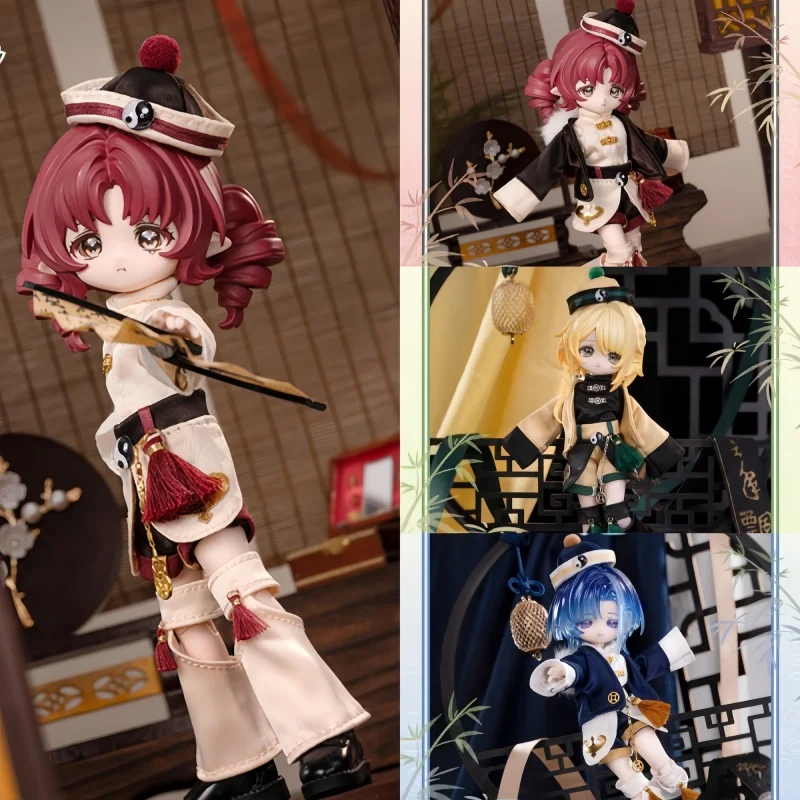 

New Come4free Guofeng Series 1/12 Bjd Doll Ob11 Clothes Exquisite Trendy Clothing And Skirt Set Kawaii Outfit Change Toys Gifts