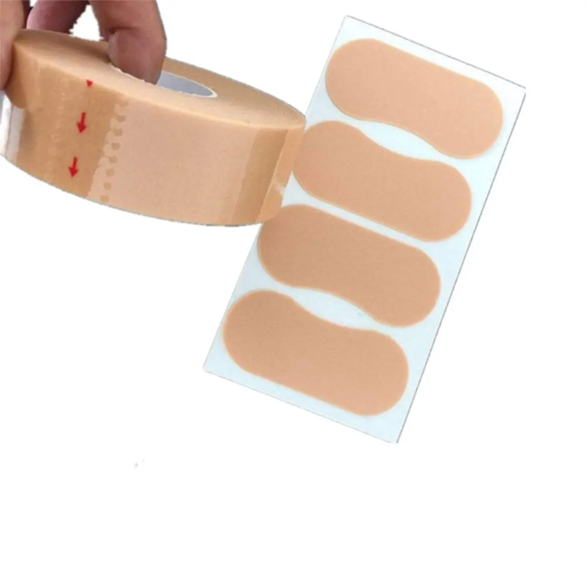Autocollant adhésif T34C anti-ampoules pour soins des pieds, 2,5 cm x 4,5 m, pour orteils, talons, surfaces plantaires, doigts et soutien de la cheville