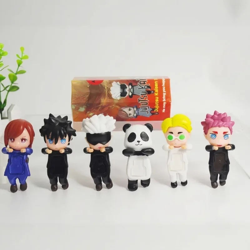 

Jujutsu Kaisen Gojo Satoru Itadori Yuji Papa Blind BoxМини-фигурка Настольный орнамент Украшение Игрушка Подарочная кукла Коллекция моделей из ПВХ