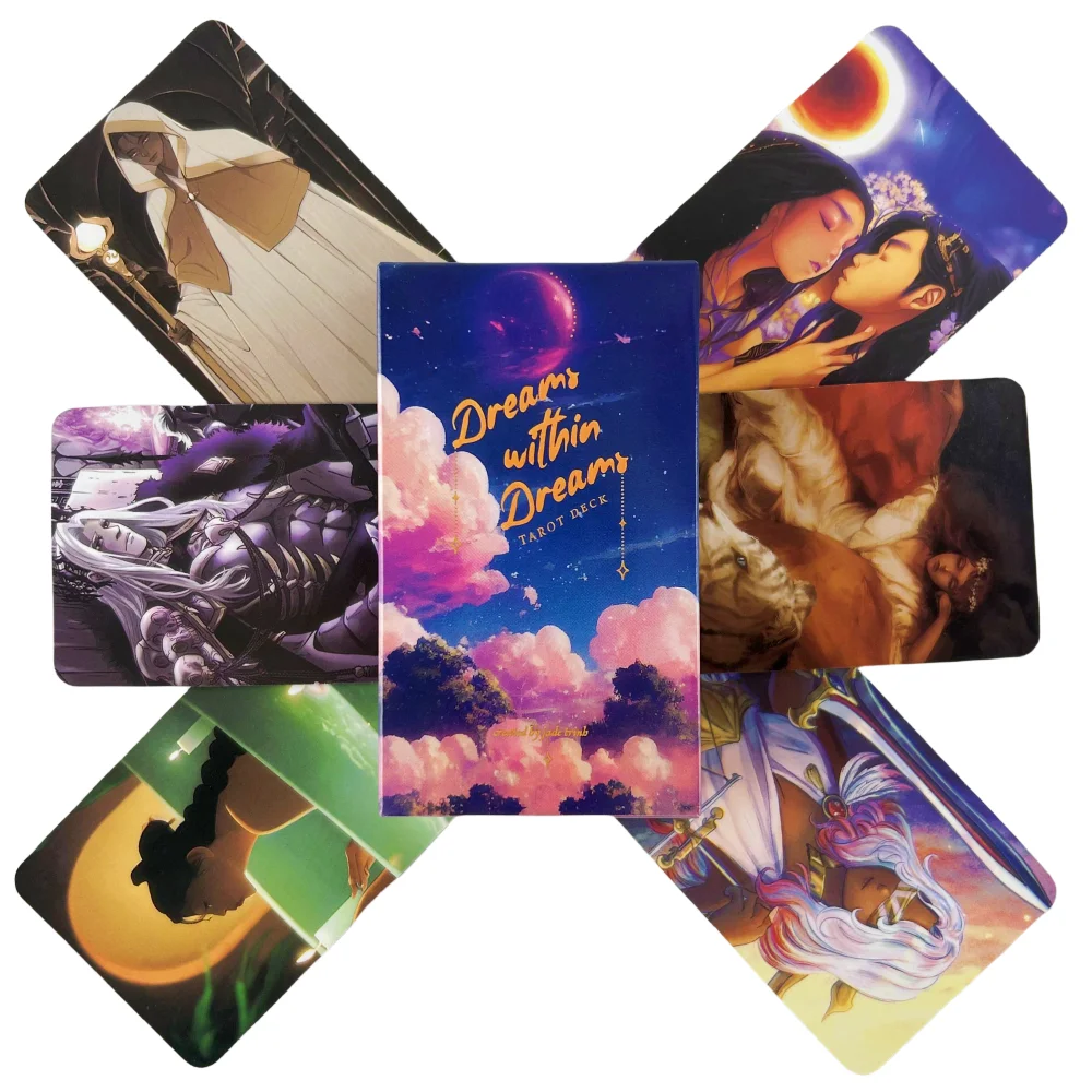 

Dreams Within Dreams Tarot Deck Cards Divination English Versions Edition Oracle Board Playing Table Games For Party