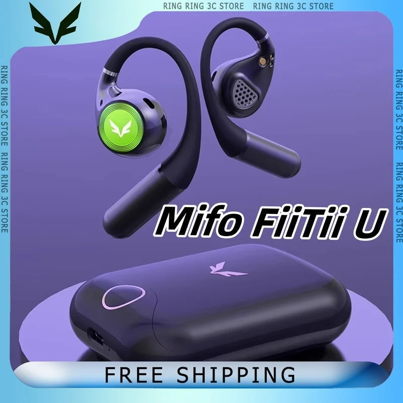 Mifo FiiTii U Bone Conduction Earphones Bluetooth Open Sports Headphones Waterproof Long Battery Life Custom Sports Headphones