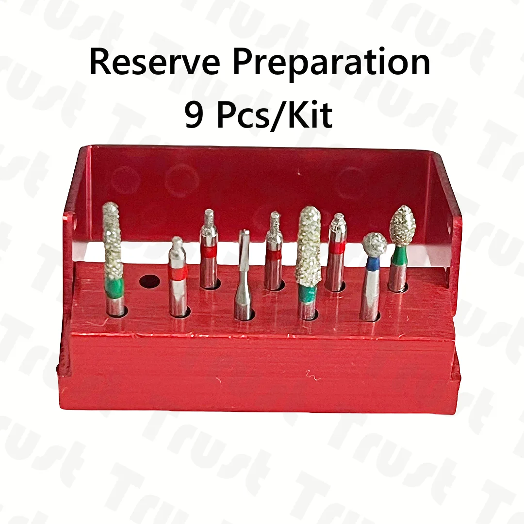 

Dental Reverse Preparation Burs Set High Quality Diamond Interproximal Enamel Grinding Tools for Precision Dental Work