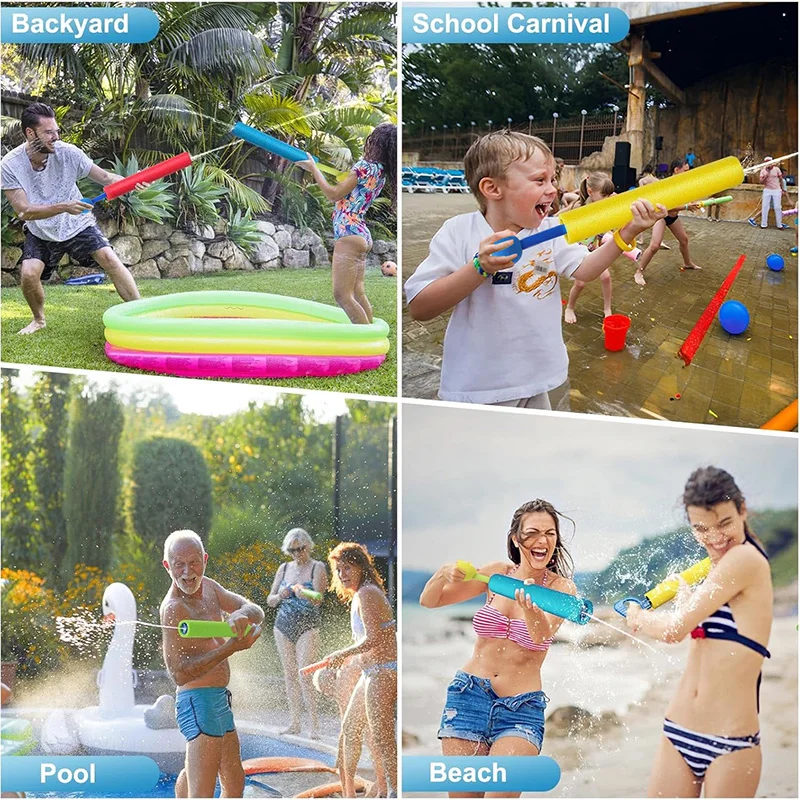 1/4 unidades de juguete de agua para playa de verano, Blaster para tirador, cañón de agua portátil, juguetes para niños, baño de playa, habitación, juguetes de baño para bebé, Color aleatorio