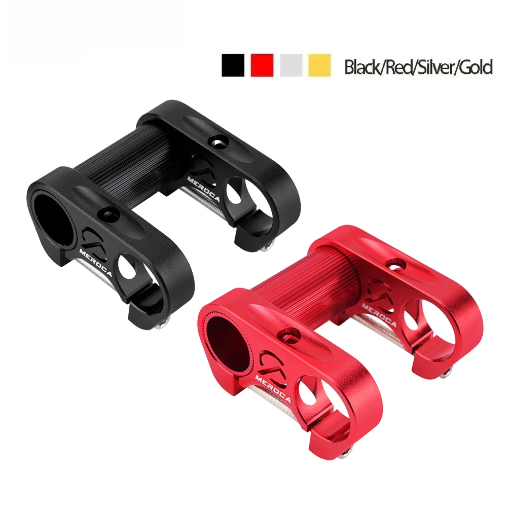 Faltbarer Fahrradlenker, doppelter Vorbau, ultraleichtes Hohl-Design, verstellbarer Lenker-Vorbau, Fahrradzubehör