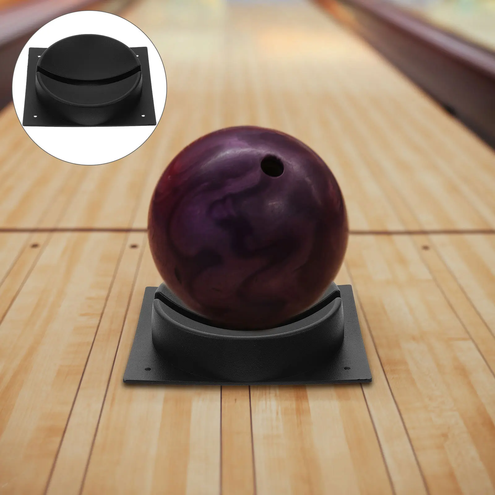 

Bowling Ball Stand Plastic Display Base For Sports Ball Storage Holder Gym Supply Rack Durable Equipment Organizer