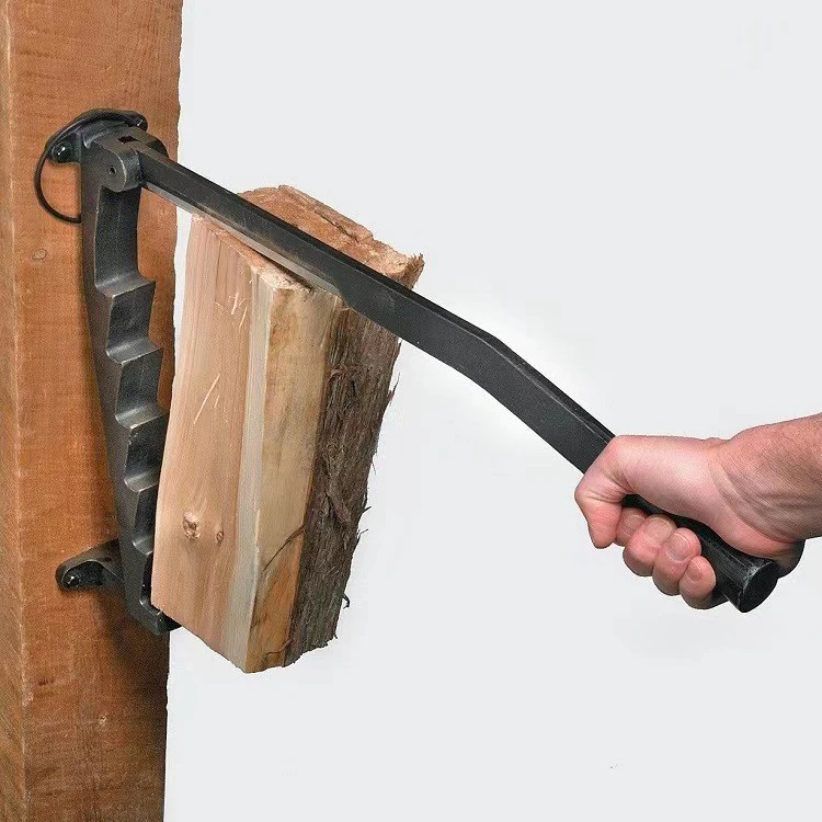 Winter Use Wood Splitting Machine Vertical Wood Log Splitter Manual Firewood Processor