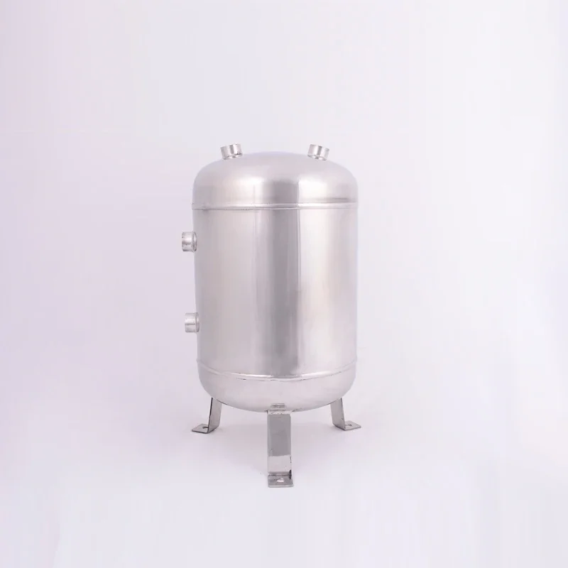 10L/2.7gal Vertical 304 stainless steel pressure vessel 1.25mpa pressure tank air compressor parts