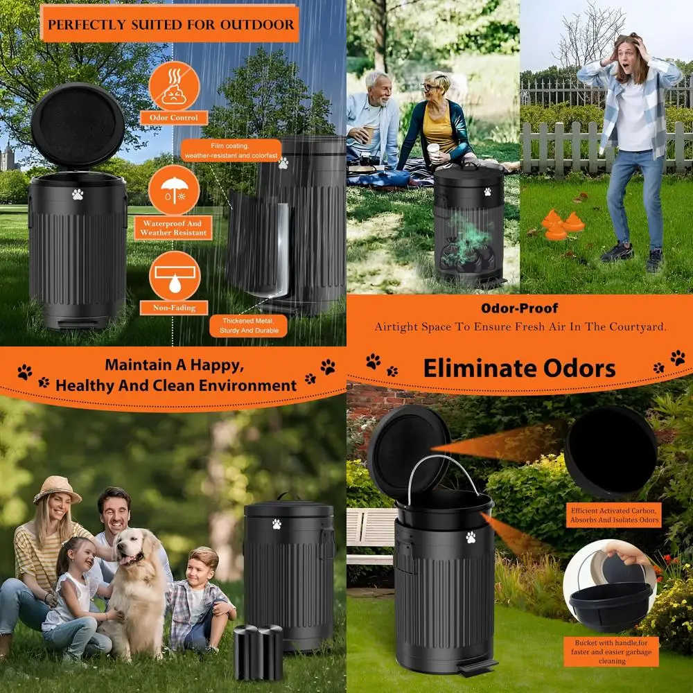 Dog Poop Trash Can …