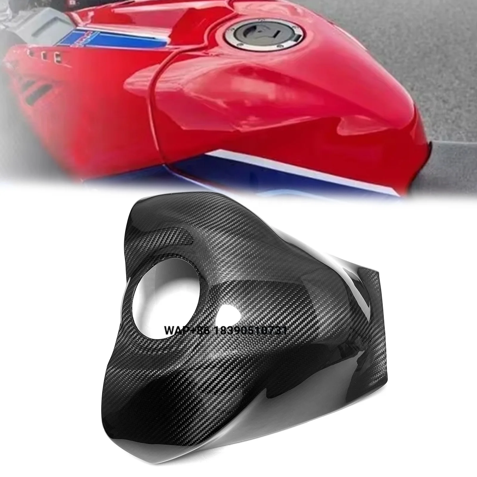 Lavitin Carbon Fiber Motorcycle Tank Guard Fit for  CBR1000RR-R 2021-2025  Fuel Tank Accessories