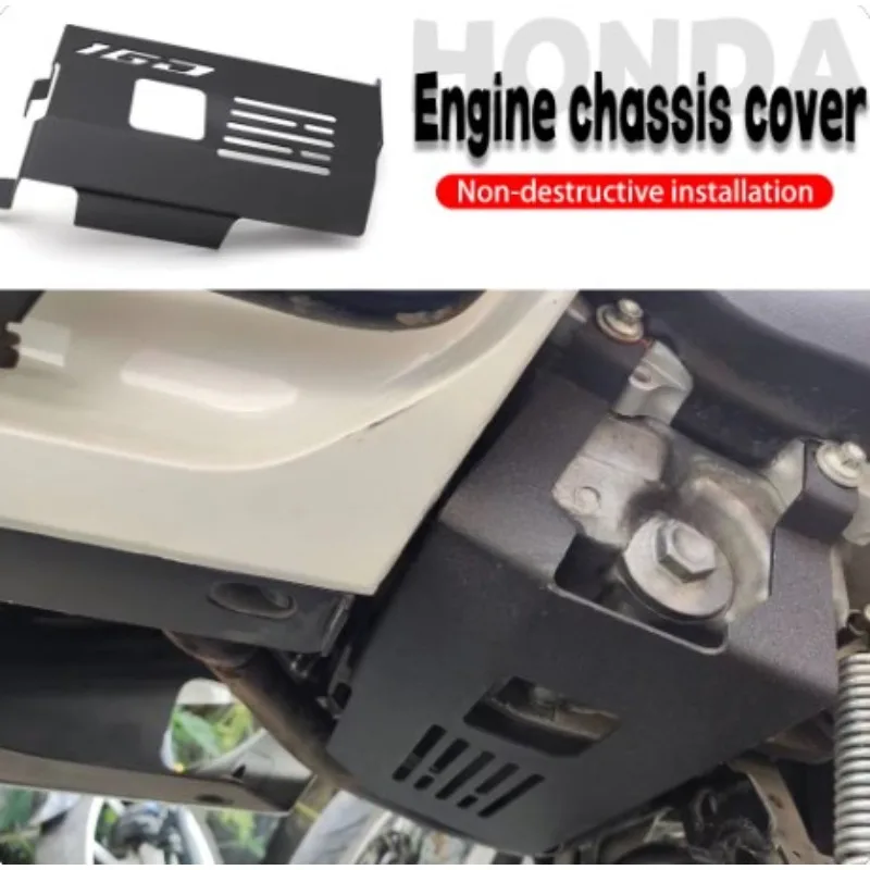 FOR HONDA Vario160 Adv160 Pcx160 Motorcycle Accessories Engine Chassis Protective Cover Part