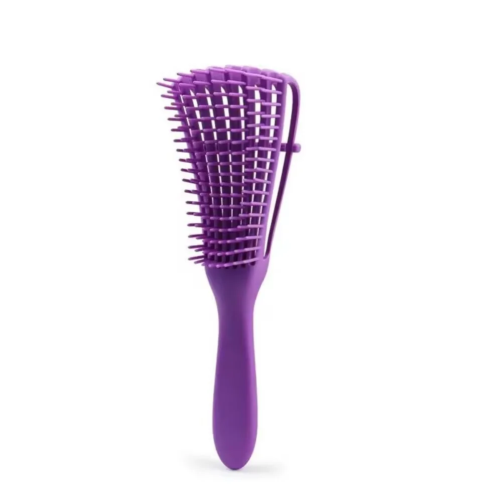Hollow 8-Tooth Octopus Scalp Massage Comb, Lift Hair Roots Anti-Static Smooth Detangling Hair Brush, For Daily Styling Shower Home Travel Use, Women Men Adults All Hair Types, Fluffy Voluminous Hair Care Styling Hairdressing Tool view 6