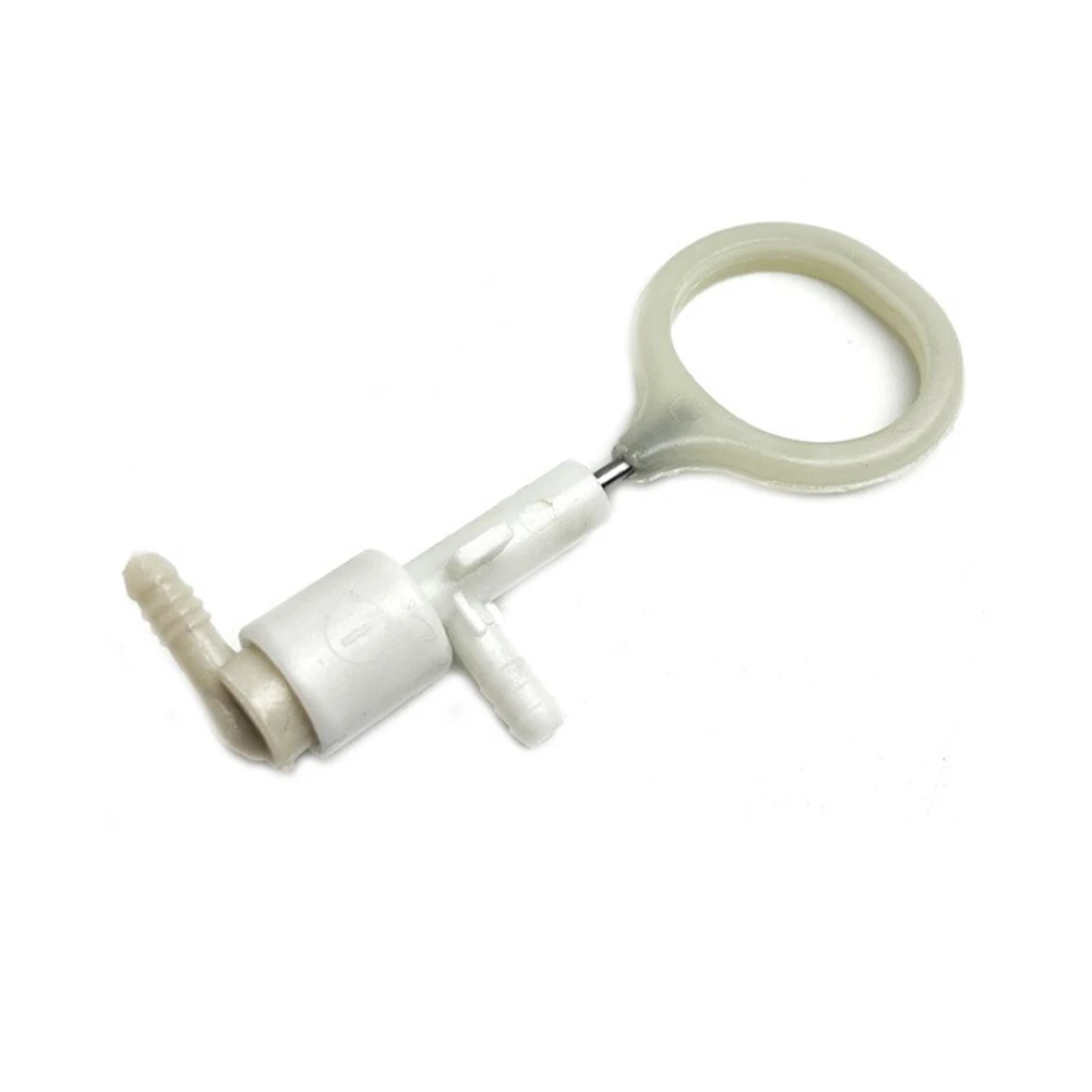 Bomba de aceite 6018, sierra de cadena eléctrica, accesorios blancos, piezas de repuesto de plástico + silicona, resistente al desgaste para lata de aceite