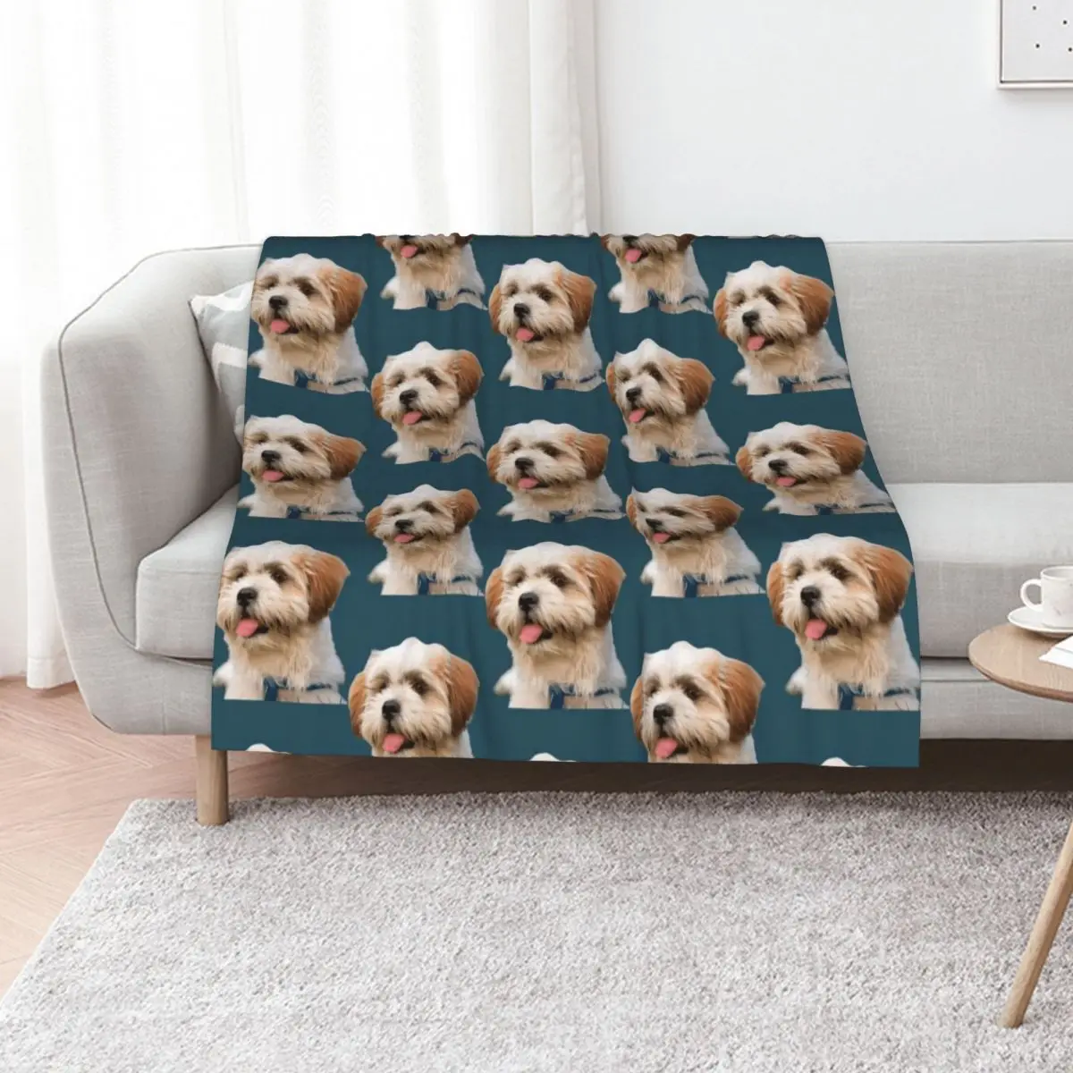 Shichon mignon, la vie est meilleure avec un Shichon, amoureux des chiens, la vie est meilleure avec Throw Blanket