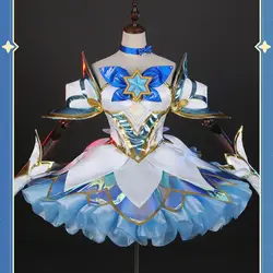 Hot Pre-sale Star Guardian Orianna Reveck Cosplay Costume Game LoLlol Women Elegant Cos Clothing Comic-con Party Suit Full Set