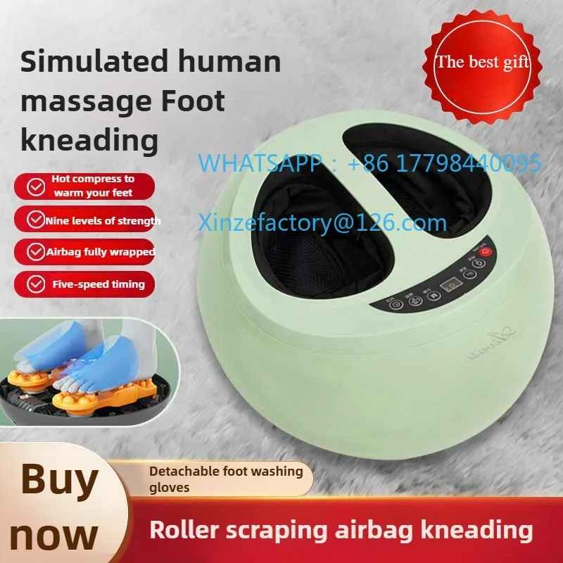 تخصيص الهدايا آلة تدليك القدم العجن المنزلية الكهربائية الأسطوانة العجن التدفئة أقدام جميلة وسادة هوائية ملفوفة بالكامل