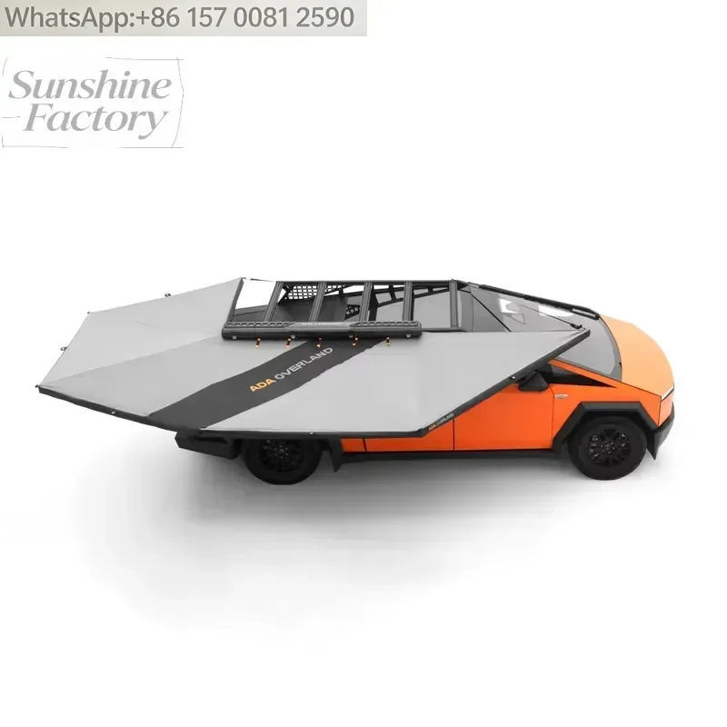 ABS Hard Shell Car 270 Degree Side Free Standing Outdoor Awning Roof Top Tent for 4x4 Truck Car Side Awning Tent